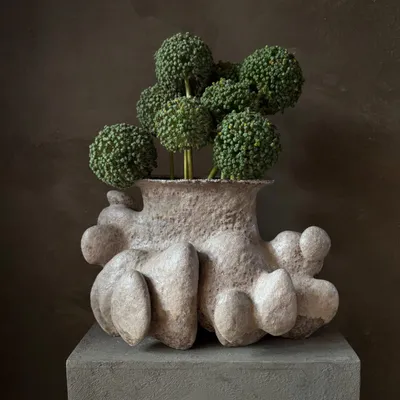 Céramique - Vase sculptural «Forme rhodolite» n° 2 - GALERIE SANA MOREAU