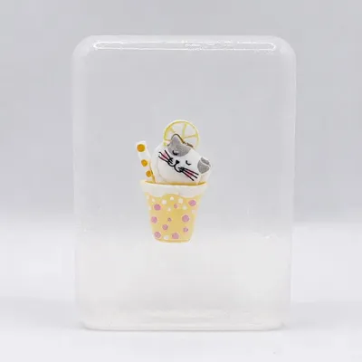 Bain pour enfant - Le Bobba Cat Jaune - BUBBLE BUDDIES