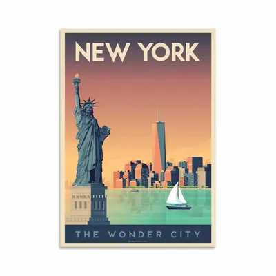 Carterie - Carte d'art - Carte d'art - New York - Olahoop Travel Art Cards - WALL EDITIONS