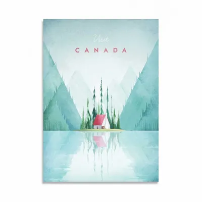 Carterie - Carte 10,5 x 14,8 cm - Visit Canada - Henry Rivers - WALL EDITIONS