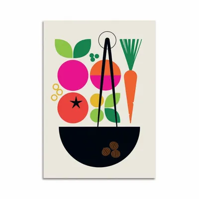 Carterie - Carte d'art - Cooking - Bo Lundberg - WALL EDITIONS