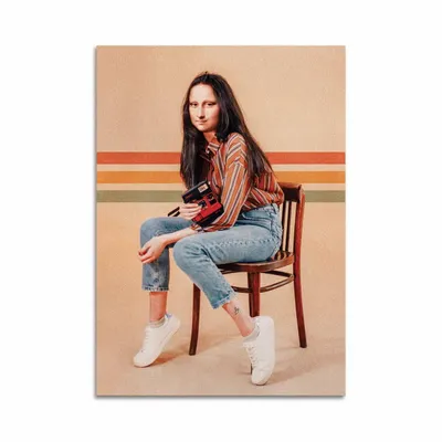 Carterie - Carte 10,5 x 14,8 cm - Retro Mona - Jonas Loose - WALL EDITIONS