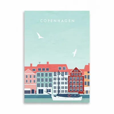 Carterie - Carte 10,5 x 14,8 cm - Copenhagen - Katinka Reinke - WALL EDITIONS