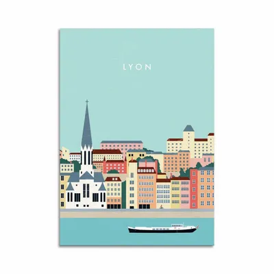 Carterie - Carte d'art - Lyon - Katinka Reinke - WALL EDITIONS