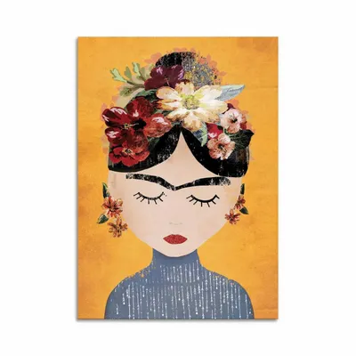 Carterie - Carte d'art - Frida Yellow Version - Treechild - WALL EDITIONS