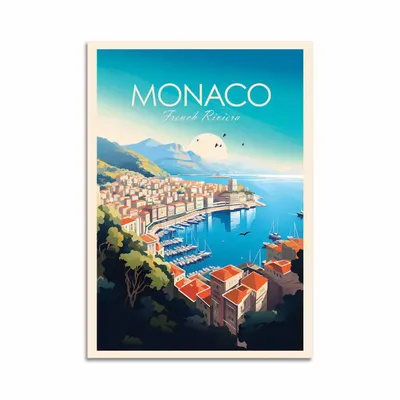 Carterie - Carte d'art - Monaco - Studio Inception - WALL EDITIONS
