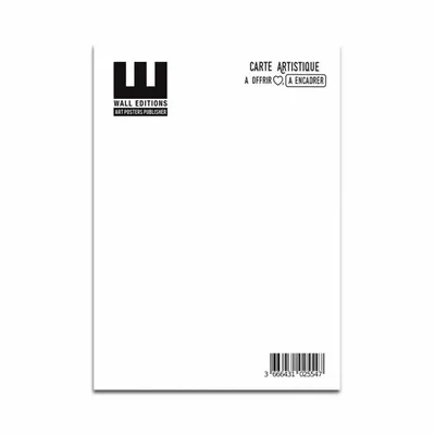 Carterie - Carte d'art - Amelia Earhart - Maja Tomljanovic - WALL EDITIONS