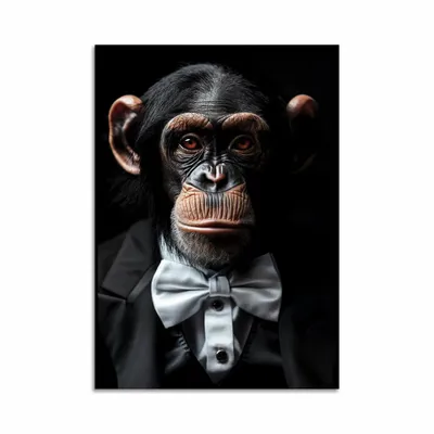 Carterie - Carte d'art - Chimpanzee Wild Suits - Philippe Hugonnard - WALL EDITIONS