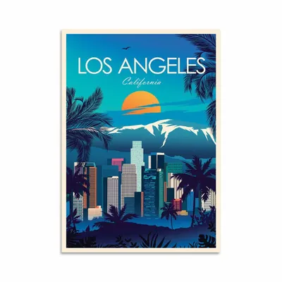 Carterie - Carte d'art - Los Angeles - Studio Inception - WALL EDITIONS