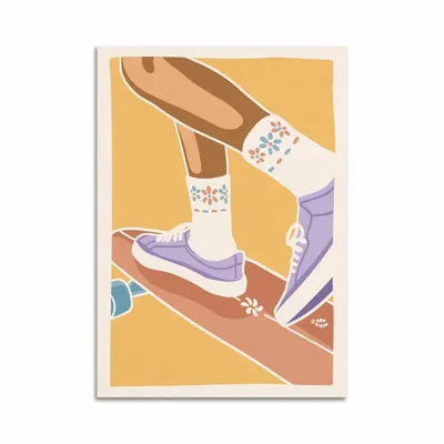 Carterie - Carte d'art - Skate feet - Art Rider - WALL EDITIONS