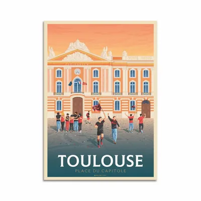 Card shop - Art-Card - Toulouse Place du Capitole - Olahoop Travel Art Cards - WALL EDITIONS