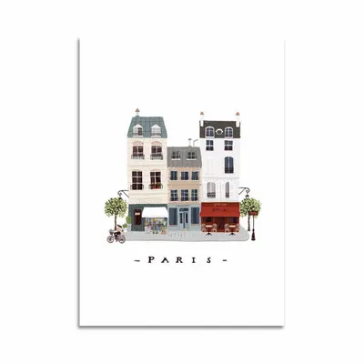 Carterie - Carte d'art - Paris - Maja Tomljanovic - WALL EDITIONS