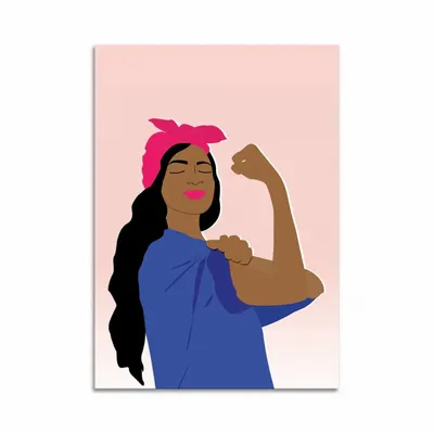 Card shop - Art-Card 10,5 x 14,8 cm - Girl Boss - Céleste Wallaert - WALL EDITIONS