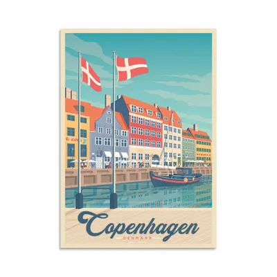 Card shop - Art-Card - Art-Card - Copenhagen - Olahoop Travel Art Cards - WALL EDITIONS