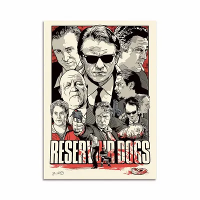 Carterie - Carte 10,5 x 14,8 cm - Reservoir dogs - Joshua Budich - WALL EDITIONS