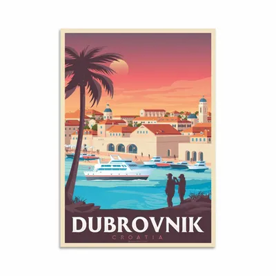 Card shop - Art-Card - Art-Card - Dubrovnik - Olahoop Travel Art Cards - WALL EDITIONS
