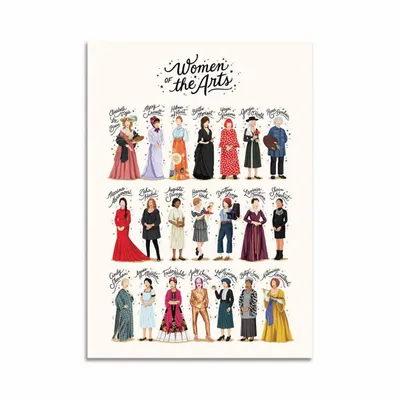 Carterie - Carte d'art - Women of the arts - Nour Tohme - WALL EDITIONS