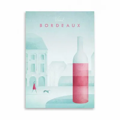 Card shop - Art-Card 10,5 x 14,8 cm - Visit Bordeaux - Henry Rivers - WALL EDITIONS