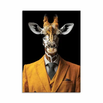 Carterie - Carte d'art - Giraffe Wild Suits - Philippe Hugonnard - WALL EDITIONS