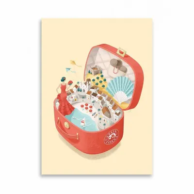 Carterie - Carte 10,5 x 14,8 cm - Spain - Andrea de Santis - WALL EDITIONS