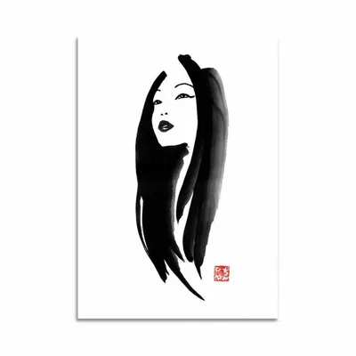 Carterie - Carte 10,5 x 14,8 cm - Woman portrait - Pechane Sumie - WALL EDITIONS