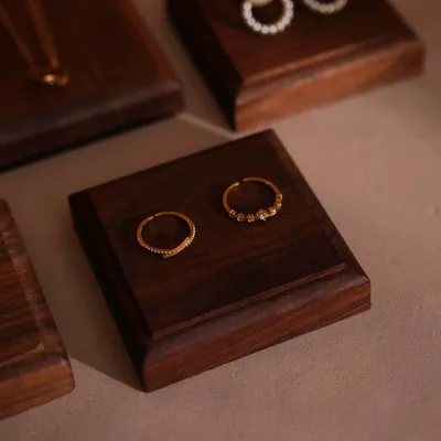 Jewelry - Single Piece by Size – Black Walnut Dishes - WHISPERING WOODS