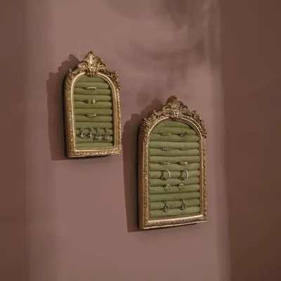 Jewelry - Gold Rococo Arch Three-Way Jewelry Display Frame - WHISPERING WOODS