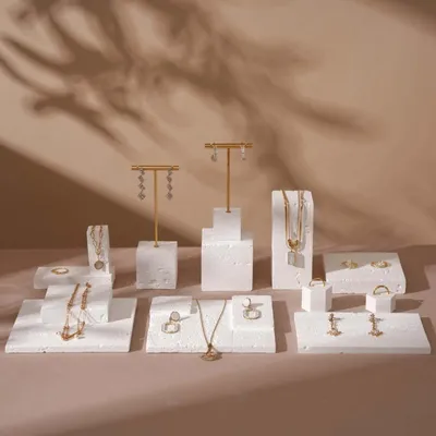 Jewelry - Gypsum Block Jewelry Display Set - WHISPERING WOODS