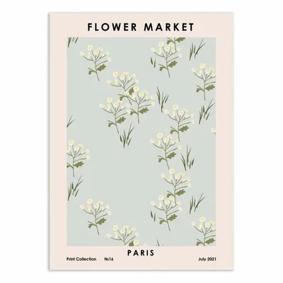 Affiches - Affiche - Flower Market Paris - NKTN - WALL EDITIONS