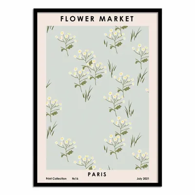 Affiches - Affiche - Flower Market Paris - NKTN - WALL EDITIONS