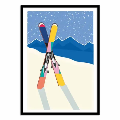 Poster - Art-Poster - Winter - Sergio Ortiz - WALL EDITIONS
