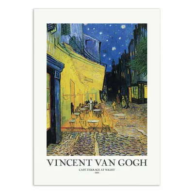 Poster - Art-Poster - Café Terrace At Night - Vincent Van Gogh - WALL EDITIONS
