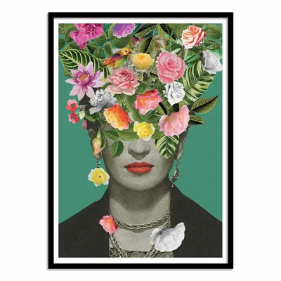 Poster - Art-Poster - Floral Frida - Frida Floral Studio - WALL EDITIONS