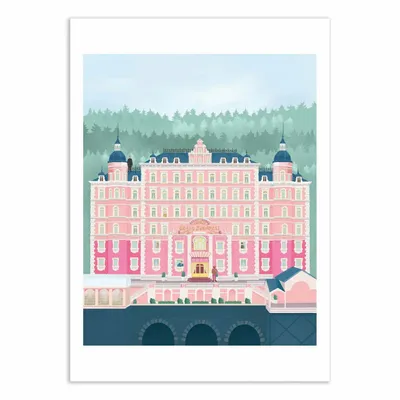 Affiches - Affiche - The Grand Budapest Hotel - Petra Lizde - WALL EDITIONS