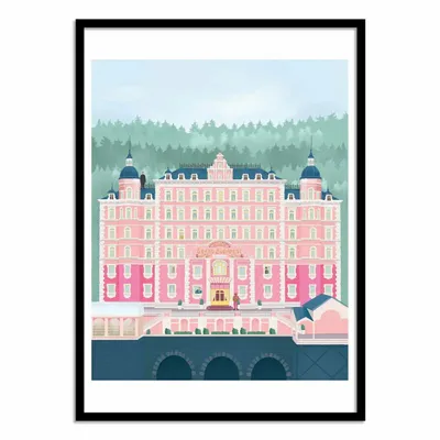 Affiches - Affiche - The Grand Budapest Hotel - Petra Lizde - WALL EDITIONS