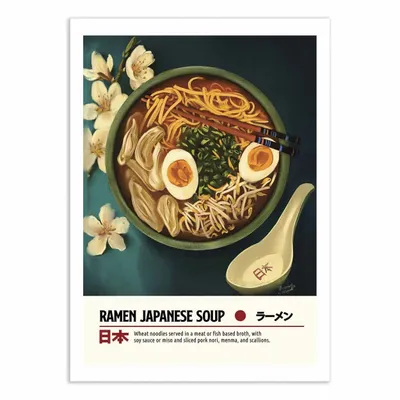 Affiches - Affiche - Ramen - Dionisis Gemos - WALL EDITIONS