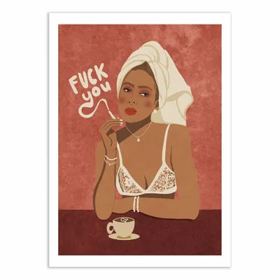 Affiches - Affiche - Fuck you - Raissa Oltmanns - WALL EDITIONS
