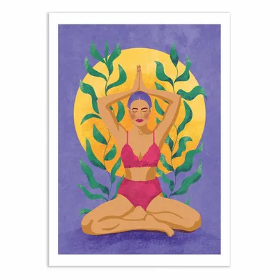 Poster - Art-Poster - Meditation - Raissa Oltmanns - WALL EDITIONS