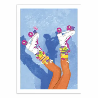 Poster - Art-Poster - Skate like a Girl - Raissa Oltmanns - WALL EDITIONS