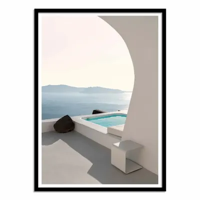 Poster - Art-Poster - Aenaon Seaview Villa - Minorstep - WALL EDITIONS