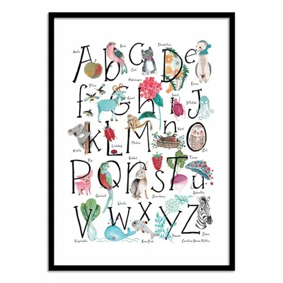 Affiches - Affiche - ABC illustration - Caroline Bonne Muller - WALL EDITIONS