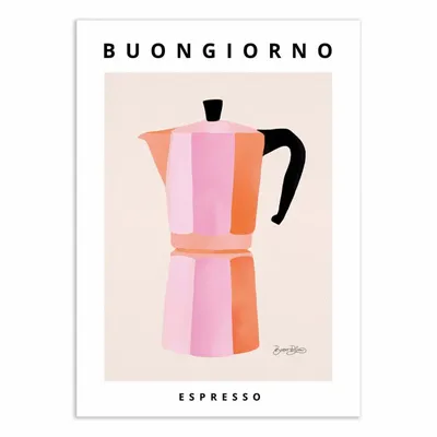 Affiches - Affiche - Buongiorno Espresso - Baroo Bloom - WALL EDITIONS