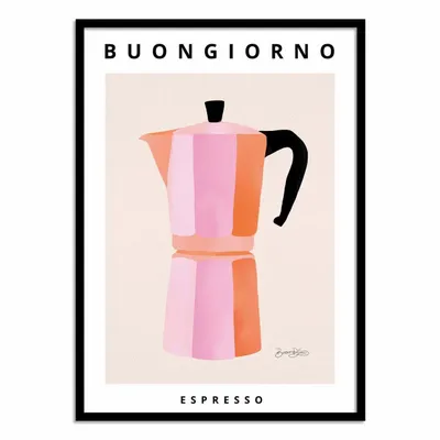 Affiches - Affiche - Buongiorno Espresso - Baroo Bloom - WALL EDITIONS
