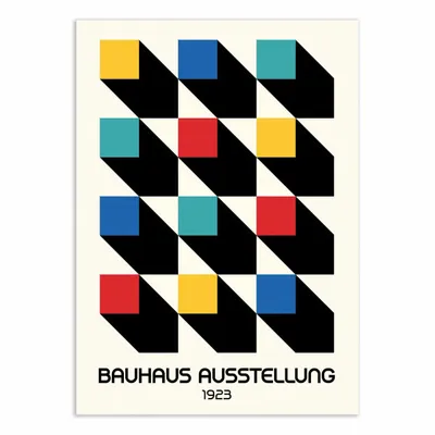 Poster - Art-Poster - Bauhaus Ausstellung - Retrodrome - WALL EDITIONS