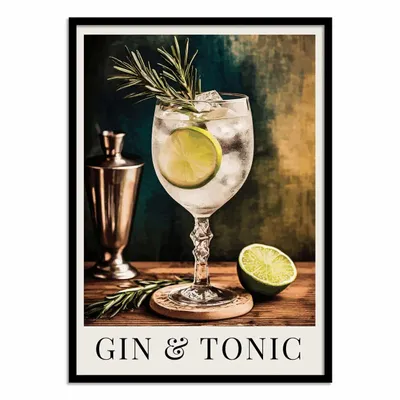 Affiches - Affiche - Gin and Tonic - Andreas Magnusson - WALL EDITIONS