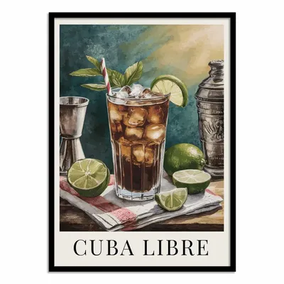 Affiches - Affiche - Cuba Libre - Andreas Magnusson - WALL EDITIONS