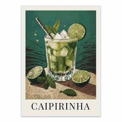 Affiches - Affiche - Caipirinha - Andreas Magnusson - WALL EDITIONS