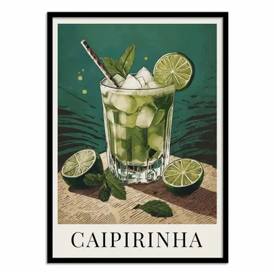Affiches - Affiche - Caipirinha - Andreas Magnusson - WALL EDITIONS