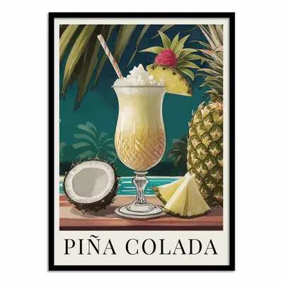 Poster - Art-Poster - Pina Colada - Andreas Magnusson - WALL EDITIONS