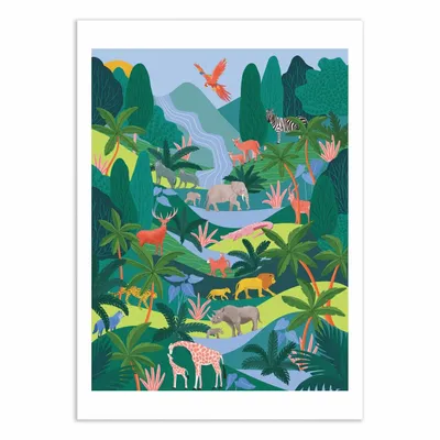 Affiches - Affiche - Rain Forest - Ceyda Alasar - WALL EDITIONS